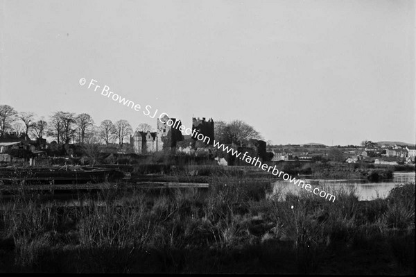 CARRICK CASTLE DISTANT VIEWS FROM SOUTH EAST ACROSS RIVER